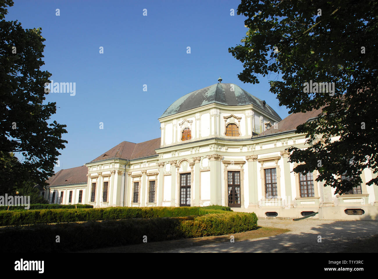 Il Castel Savoia, Rackeve, Ungheria. Savoyai-kastely, Rackeve, Magyarorszag. Foto Stock