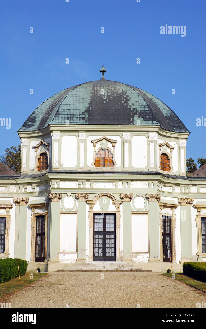 Il Castel Savoia, Rackeve, Ungheria. Savoyai-kastely, Rackeve, Magyarorszag. Foto Stock