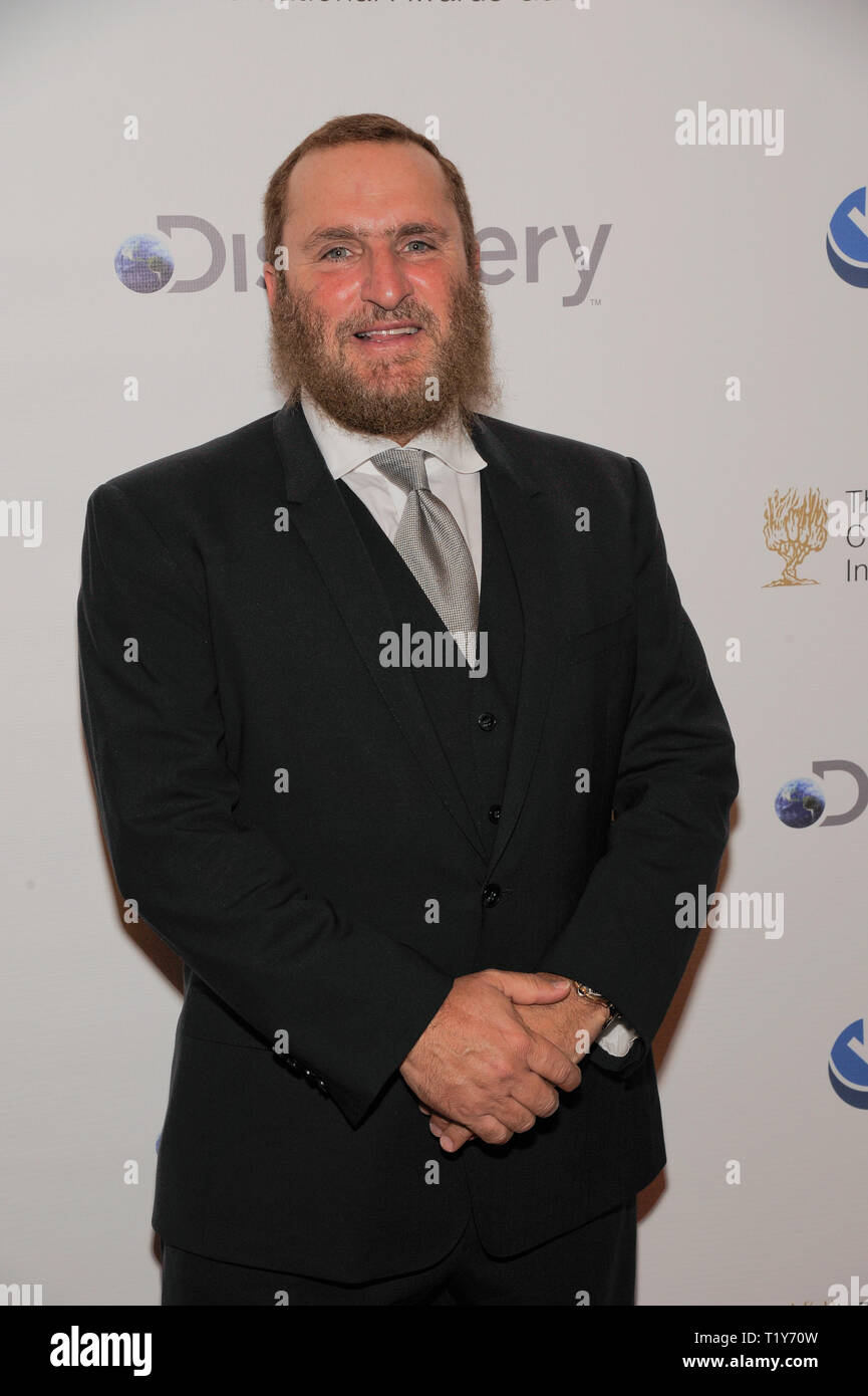 New York, Stati Uniti d'America. 28 Mar, 2019. Il rabbino Shmuley Boteach assiste la settima Champions annuale dei valori ebraico International Awards Gala a Carnegie Hall il 28 marzo 2019 a New York City. Credito: Ron Adar/Alamy Live News Foto Stock