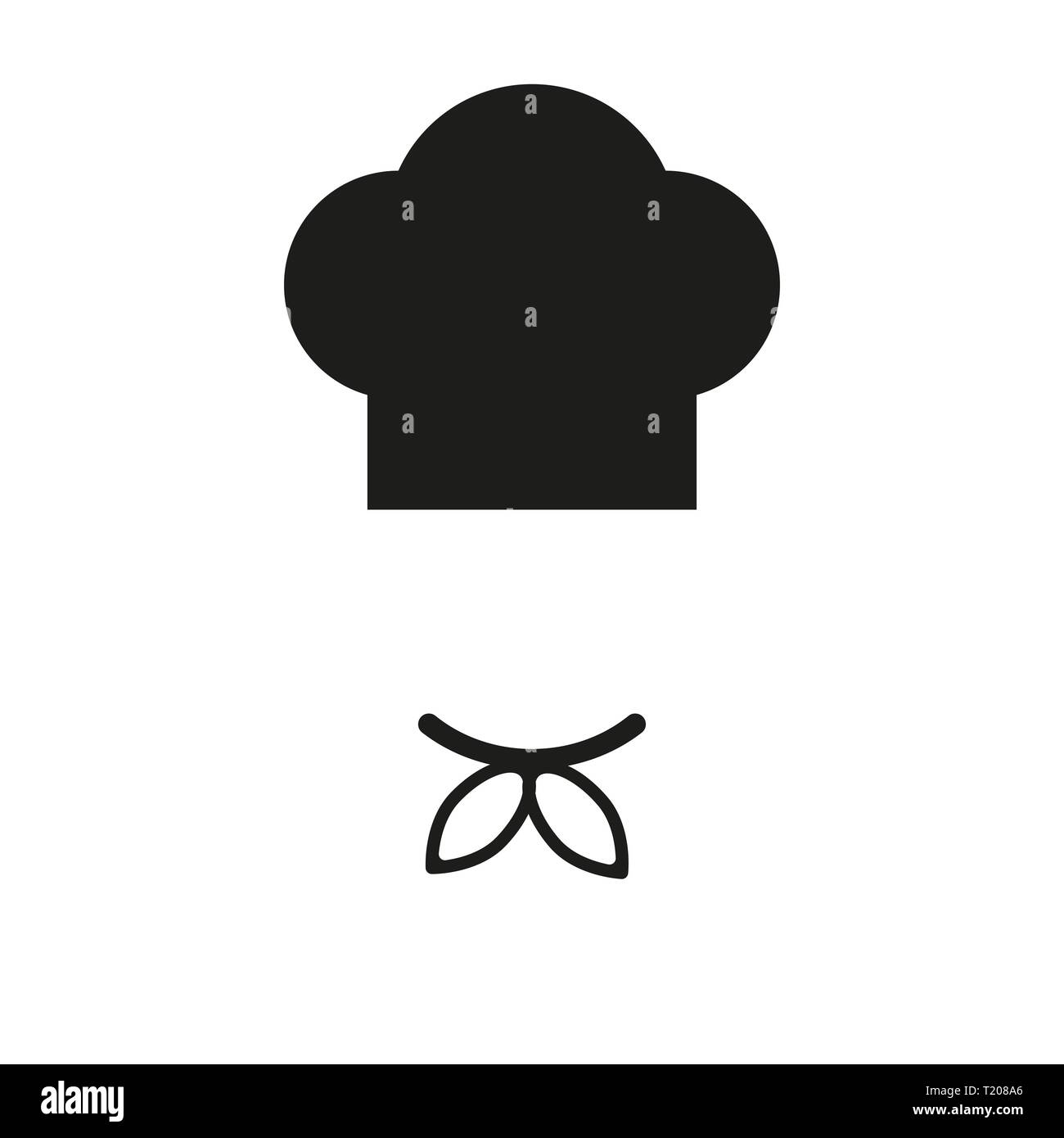 Lo chef hat vettore icona Illustrazione Vettoriale