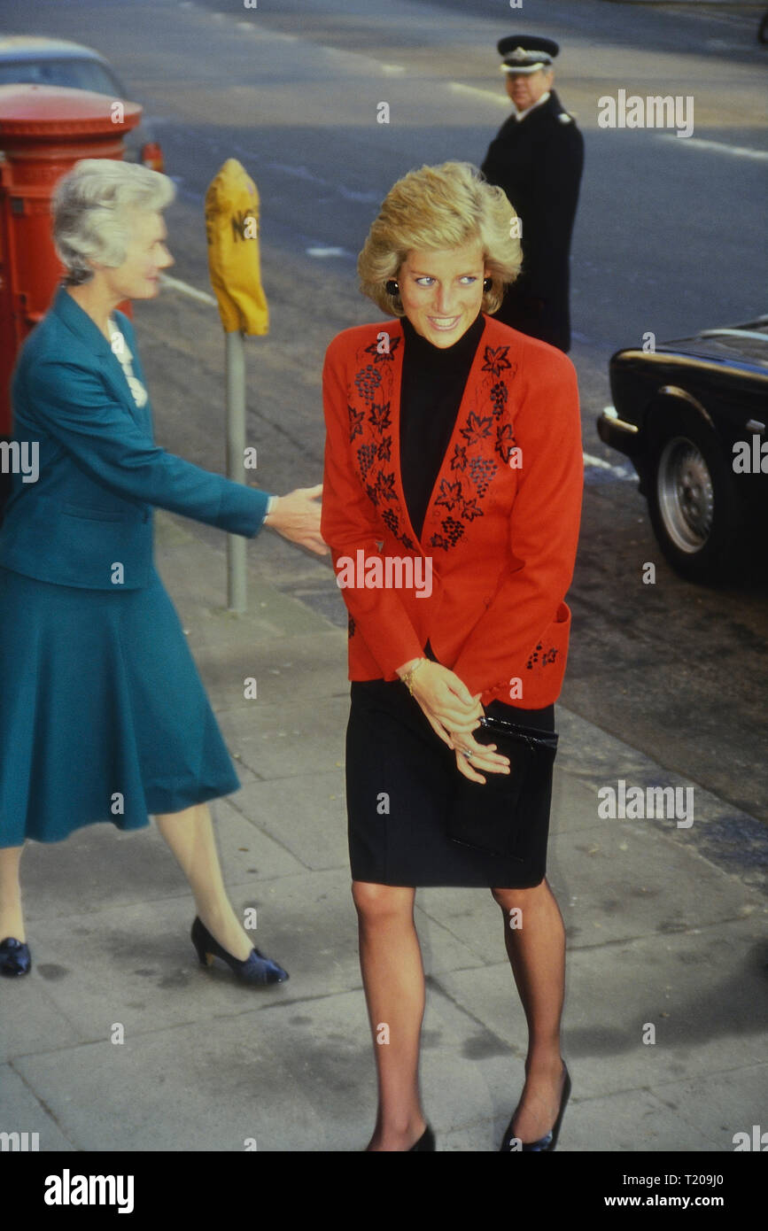 La principessa Diana, Londra, Inghilterra, Regno Unito. Circa ottanta Foto Stock