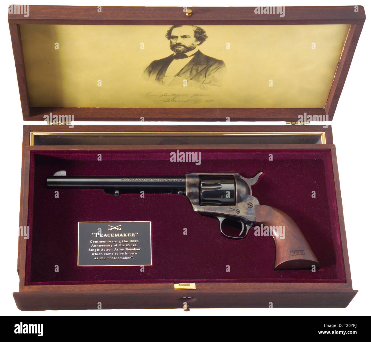Armi di piccolo calibro, revolver Colt unica azione Army Model 1873 pacificatore, Cal. .45, Additional-Rights-Clearance-Info-Not-Available Foto Stock