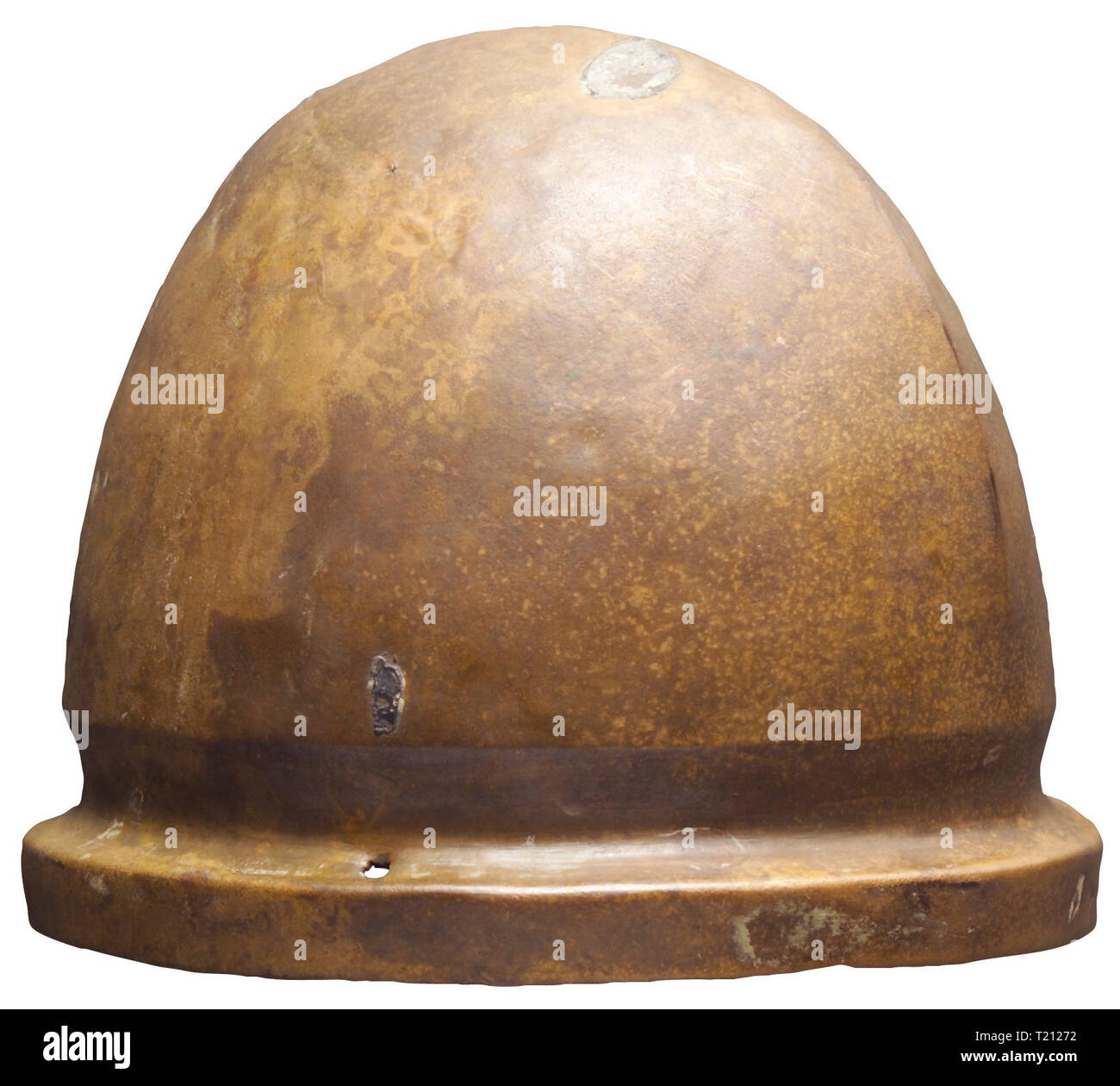 Giubbotti antiproiettile, caschi, Etrusca Negau casco, tipo vetulonic, bronzo del V secolo A.C. Additional-Rights-Clearance-Info-Not-Available Foto Stock