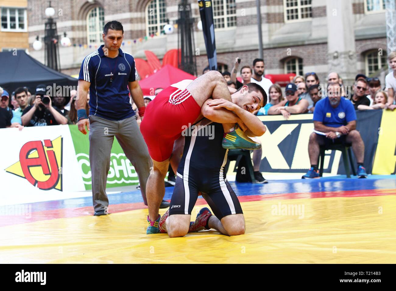 NORRKÖPING 2016-07-10 Brottning sotto SM veckan ho Norrköping. Foto Jeppe Gustafsson Foto Stock