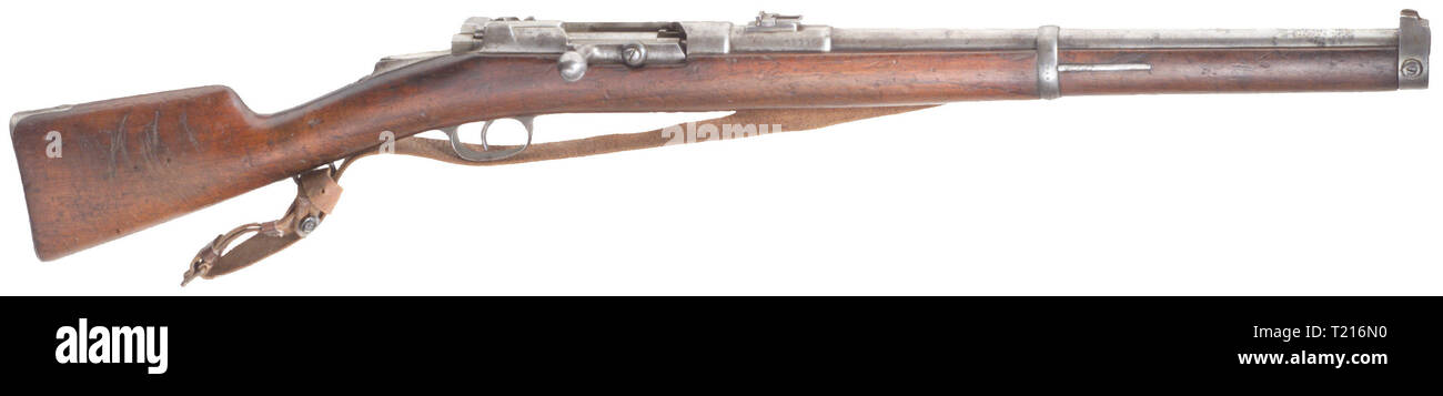 Armi di servizio, Serbia, carabina Mauser modello 78/80, caliber 10,15x62,8 mm, numero 3096, Additional-Rights-Clearance-Info-Not-Available Foto Stock