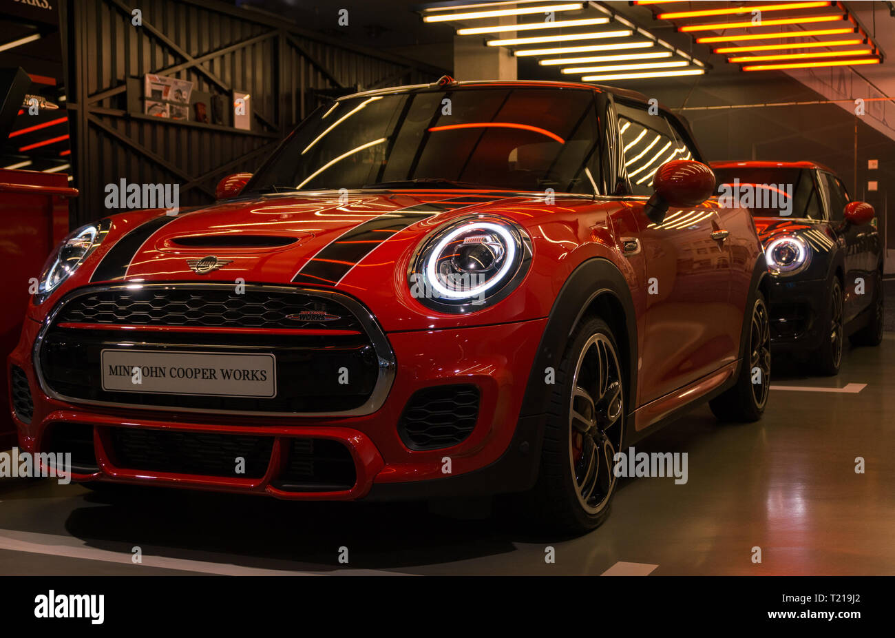 Mini Cooper John Works Foto Stock