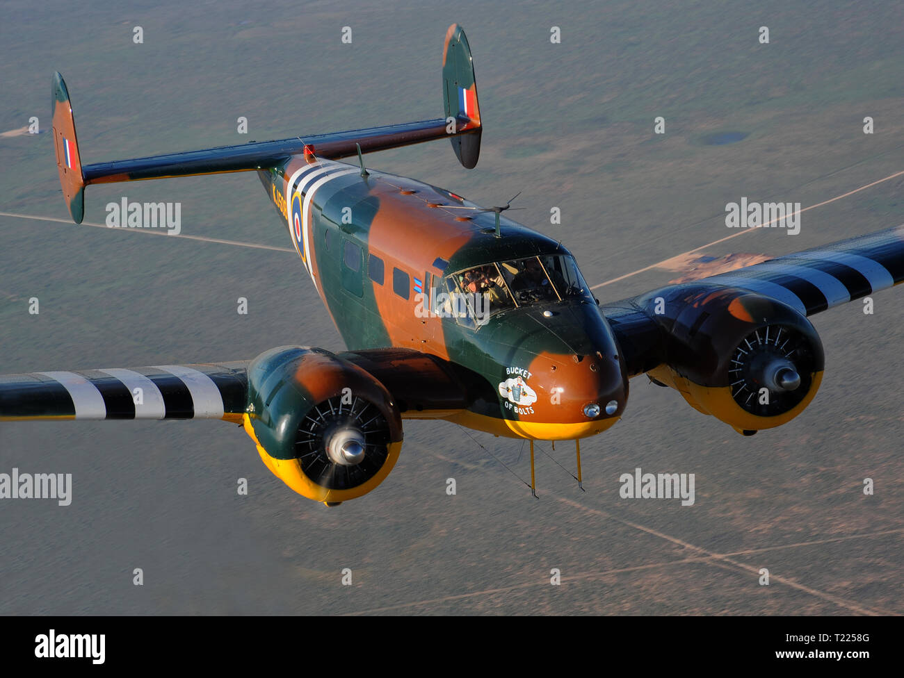 Beechcraft C-45 Expeditor-Model 18-US Navy UC-45J e BNS-1, A-7 e A-11 Foto Stock