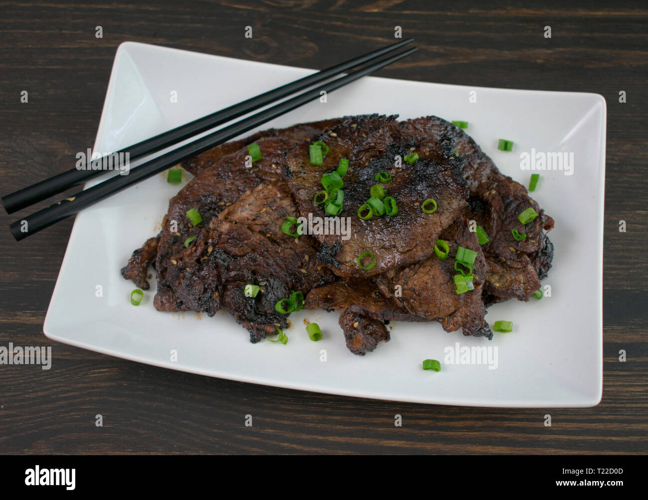 Bulgogi (KOREAN BEEF Barbecue) Foto Stock