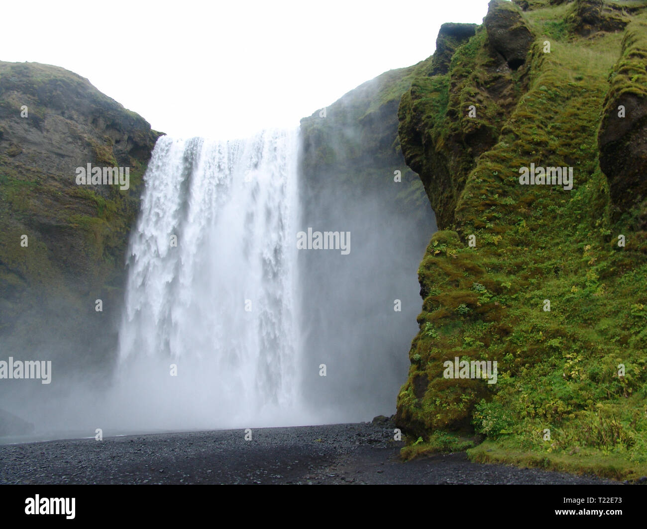 Skógafoss / Skogar / Rangárþing eystra / Islanda Foto Stock