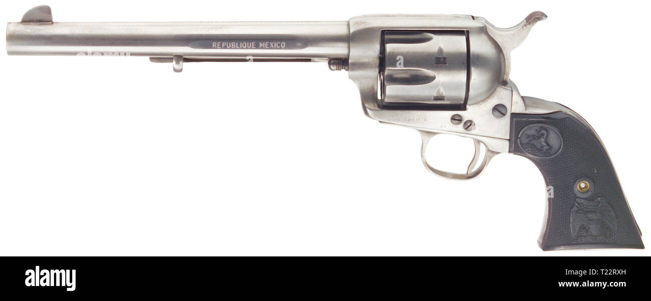 Armi di piccolo calibro, revolver Colt unica azione Army Model 1873 pacificatore, Cal. .45, Additional-Rights-Clearance-Info-Not-Available Foto Stock