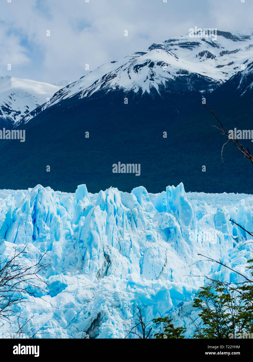 Argentina, El Calafate, Patagonia, ghiacciaio Perito Moreno Foto Stock