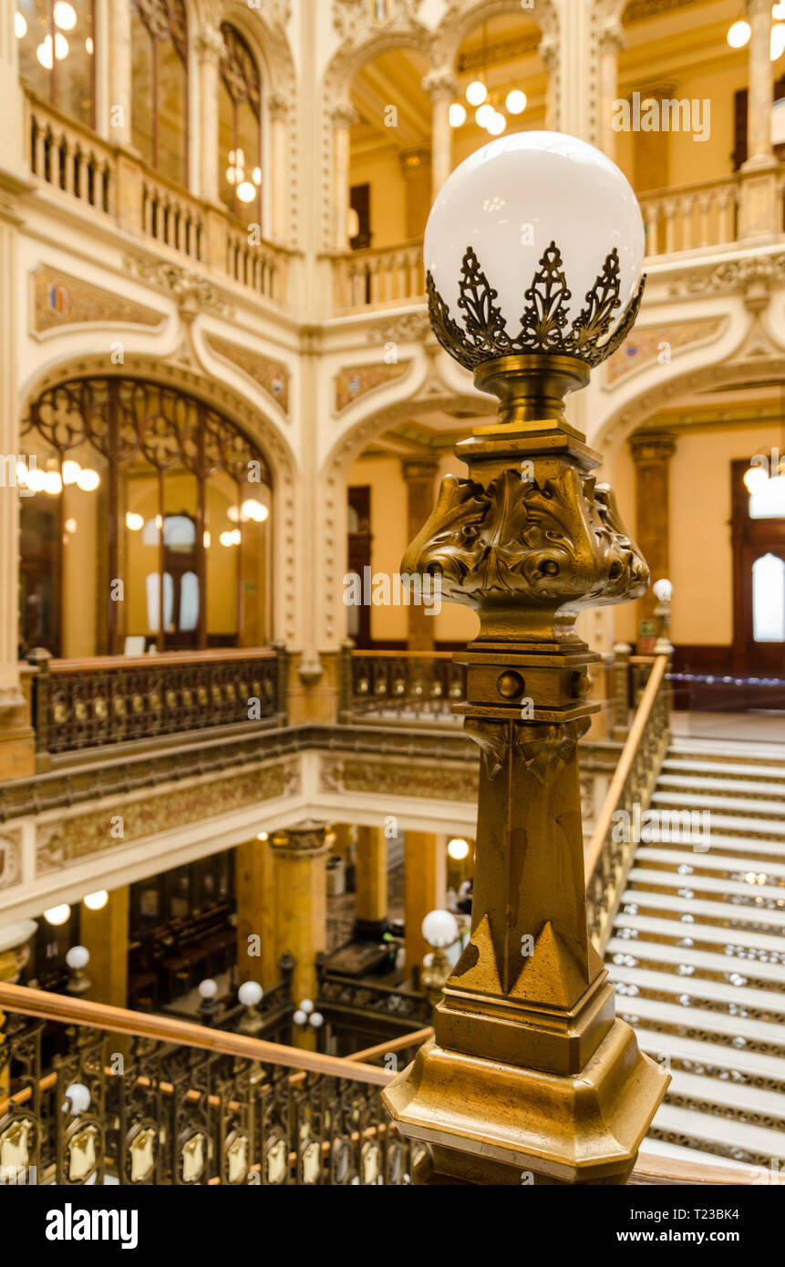 Cartolina di Palazzo di Città del Messico Foto Stock