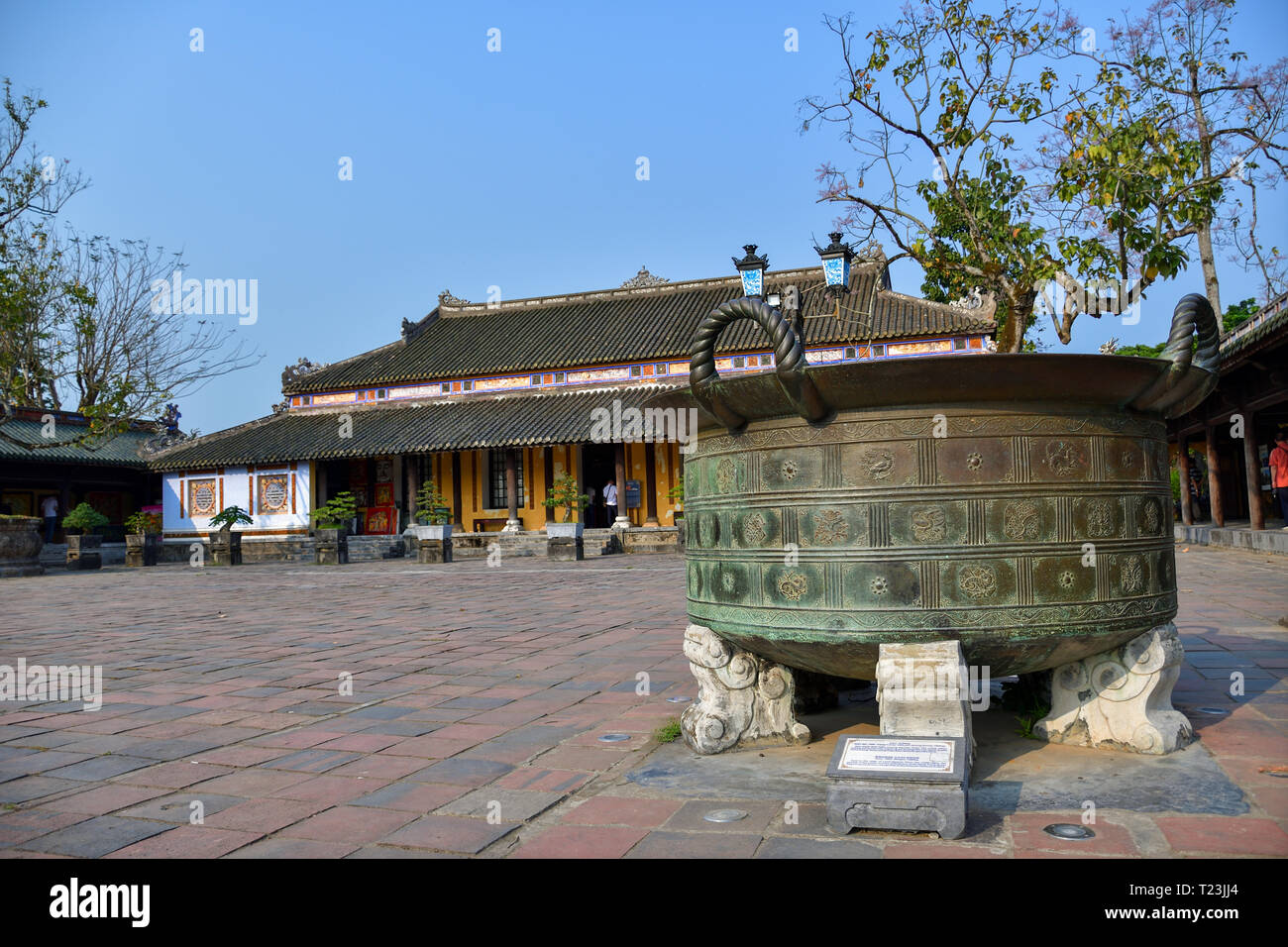 Mandarind's edificio nella città imperiale, tonalità, Vietnam. Foto Stock