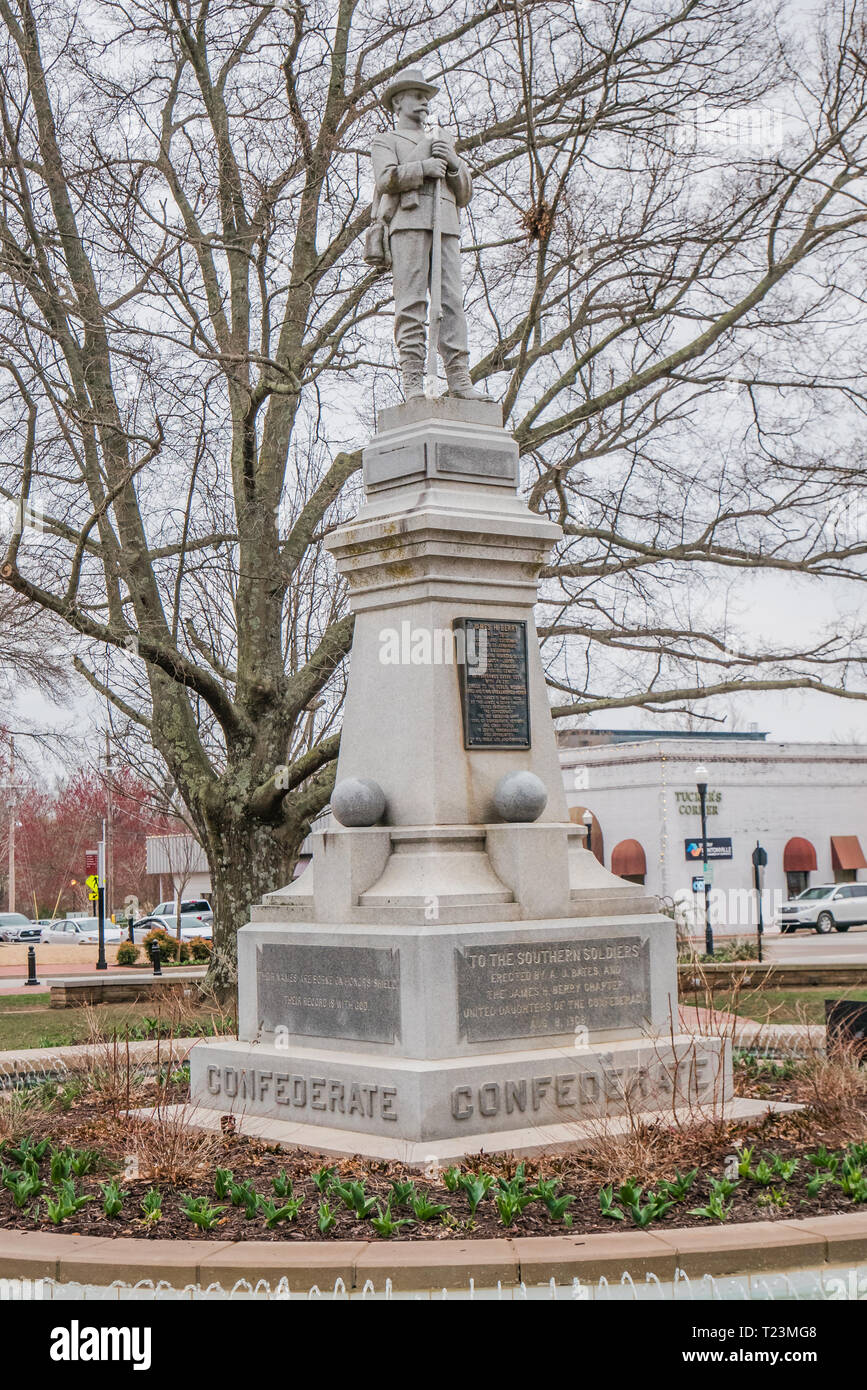 Downtown bentonville city square statua Foto Stock