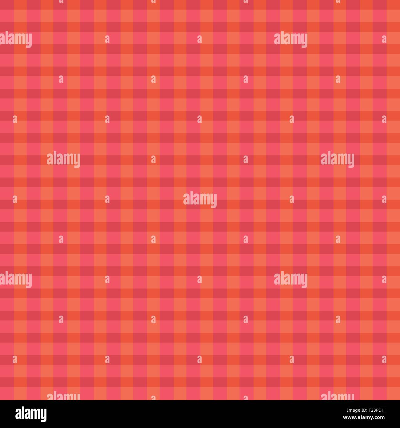 Vettore Arancione Rosa plaid pattern Illustrazione Vettoriale