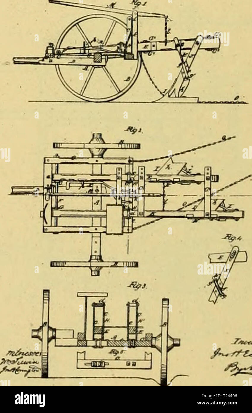 Immagine di archivio da pagina 755 di digest di attrezzi agricoli, Digest brevettato di attrezzi agricoli, brevettata negli Stati Uniti da D.C. 1789 a luglio 1881 .. digestofagricult02tutto l'anno: 1886 Foto Stock