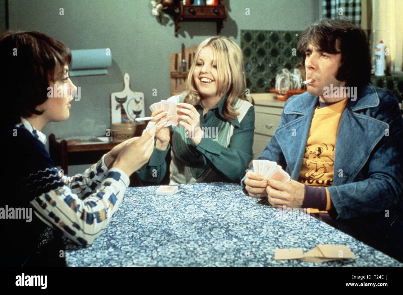 Uomo di casa (1974) Richard O'Sullivan, Paula Wilcox, Sally Thomsett, Data: 1974 Foto Stock