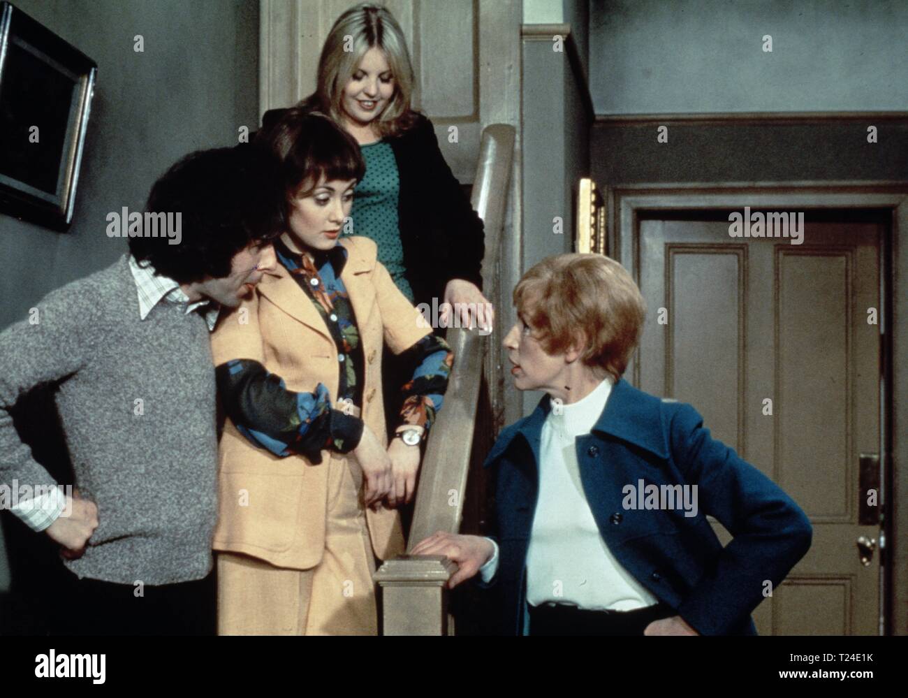 Uomo di casa (1974) Richard O'Sullivan, Paula Wilcox, Sally Thomsett, Data: 1974 Foto Stock