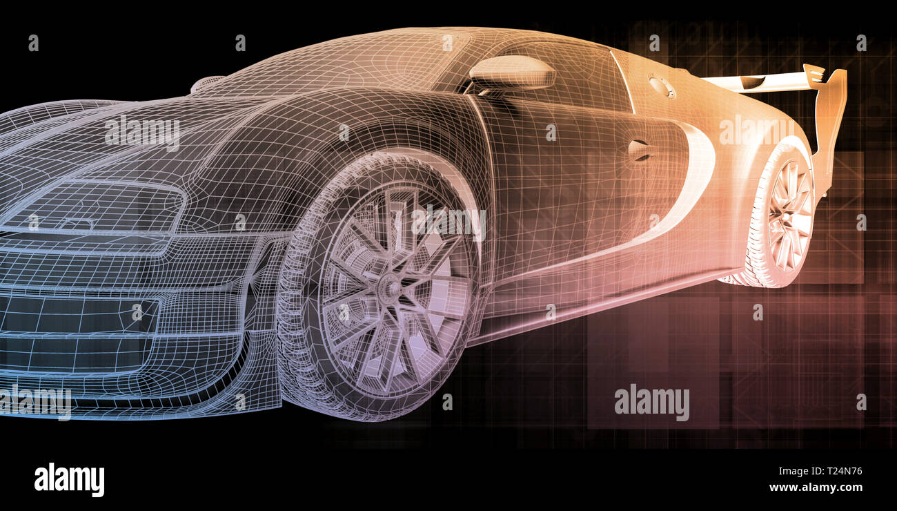 Manutenzione del veicolo o del Servizio di messa a punto della vettura Foto Stock
