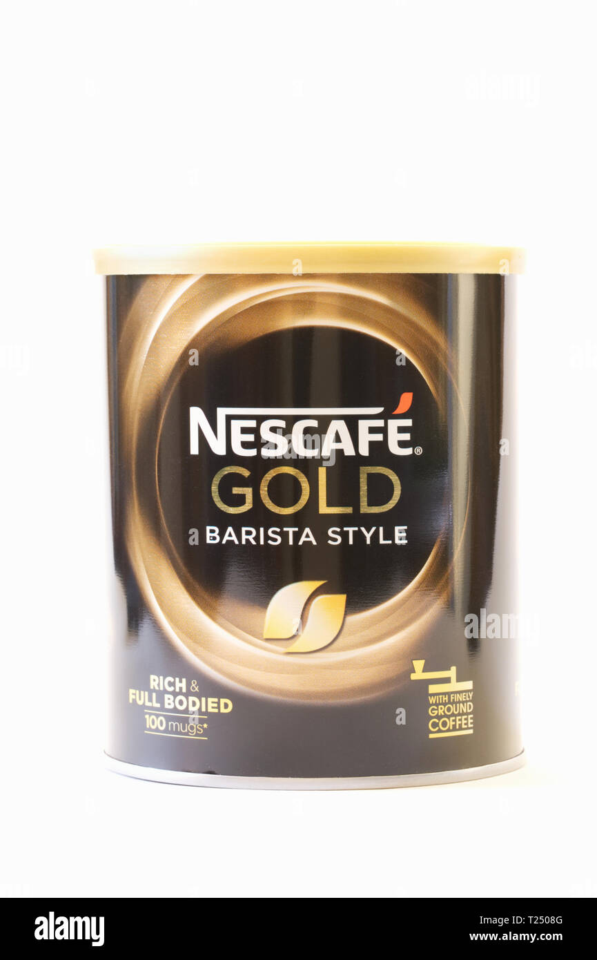 Nescafe oro stile Barista coffee. Foto Stock