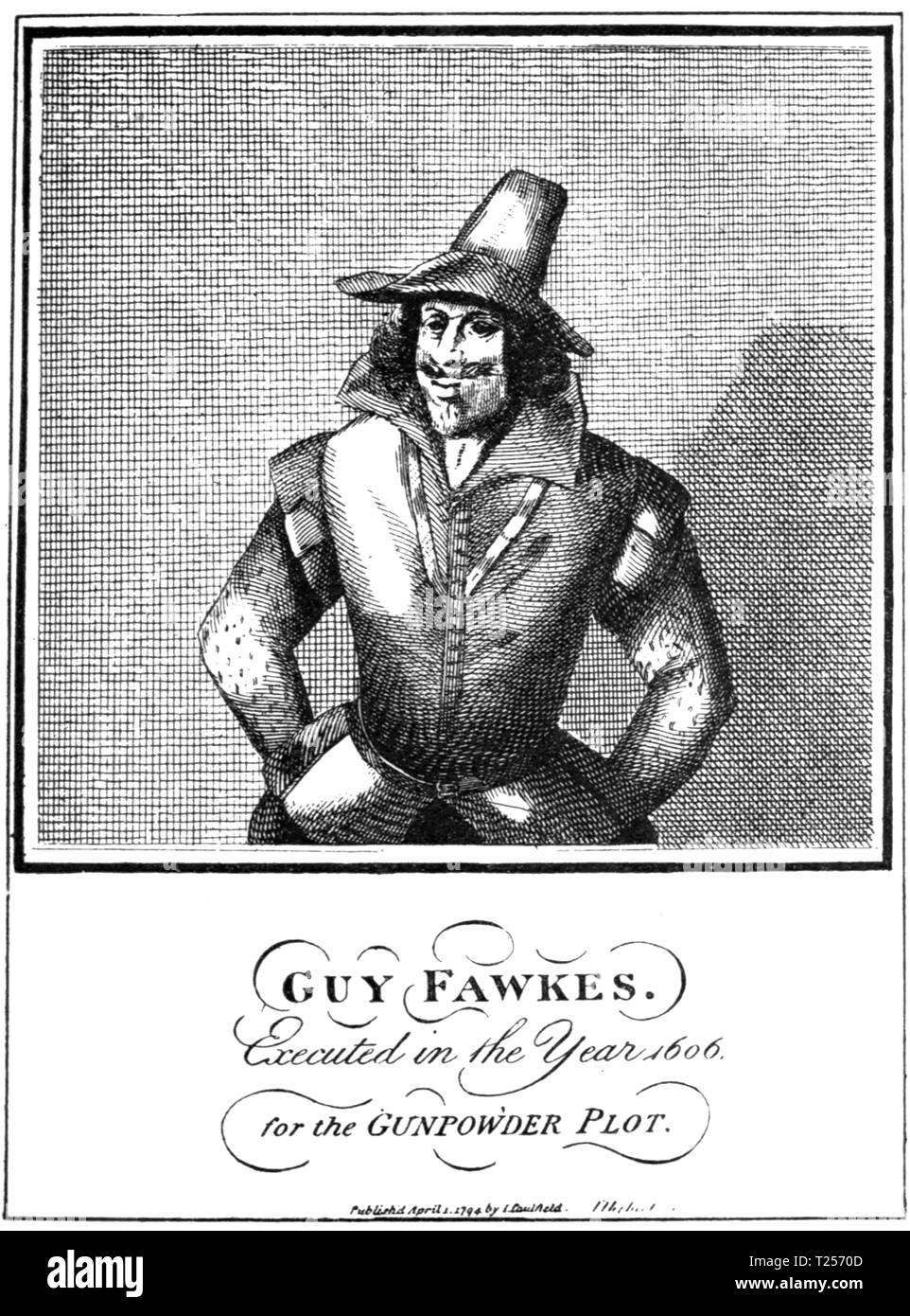 Guy Fawkes e la polvere da sparo Plot Foto Stock