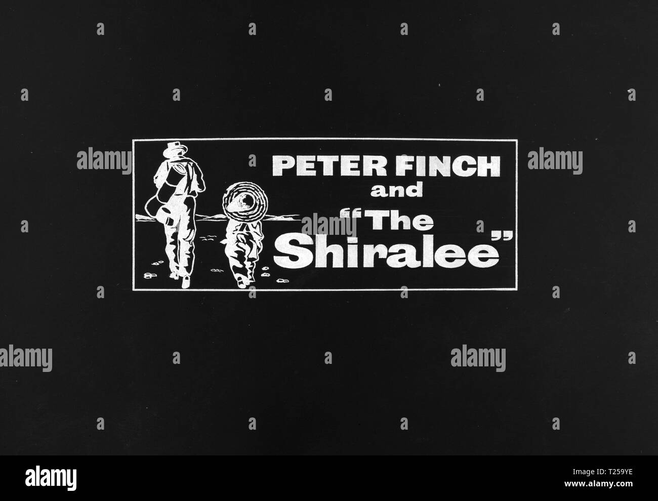 Il Shiralee (1957) informazioni pubblicitarie, Data: 1957 Foto Stock
