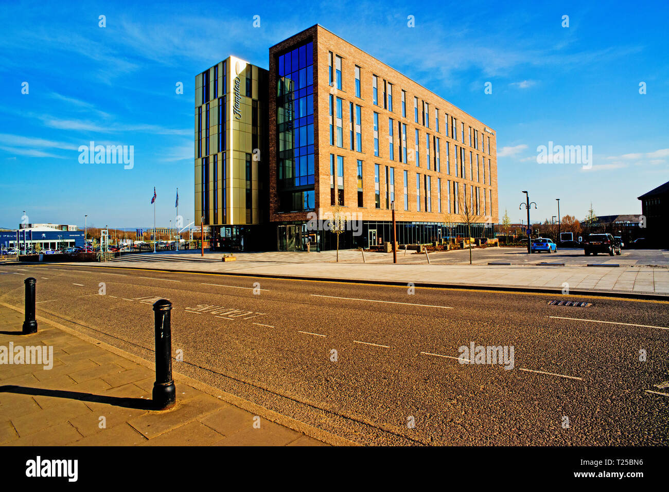 Hampton Hotel Hilton, Church Road, Stockton on Tees, Cleveland, Inghilterra Foto Stock