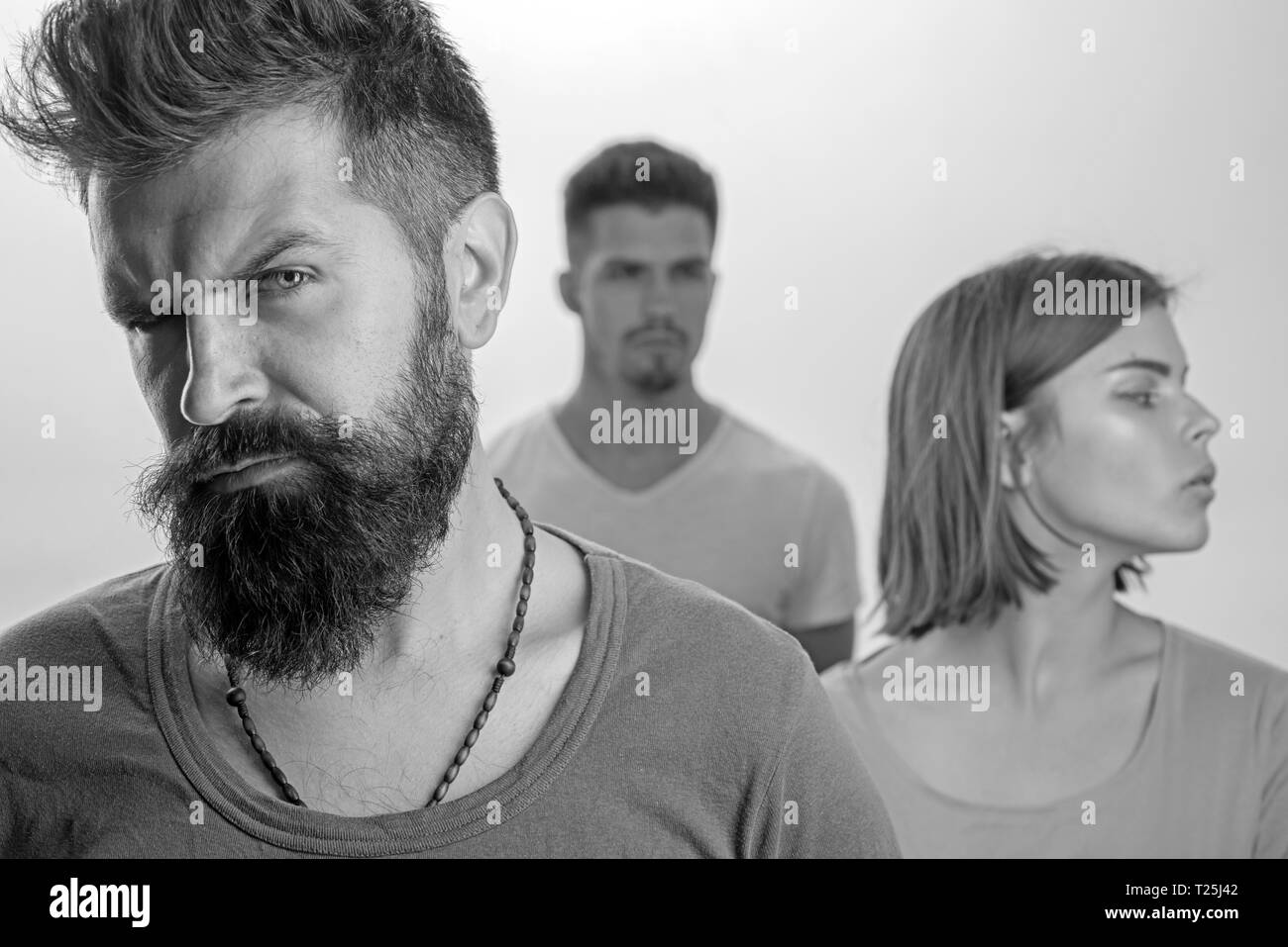 Depressione e tendenze suicidarie club per persone con problemi. Speranze e desideri. l uomo con il giovane. Relazioni di amore del popolo. famiglia psicologo Foto Stock