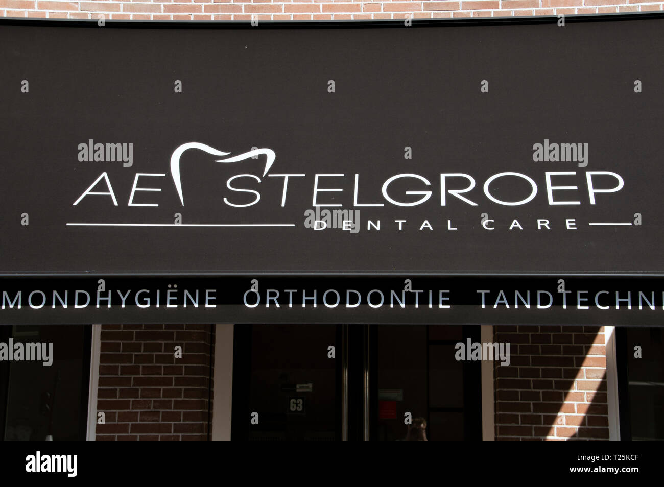 Affissioni AE Stelgroep cura dentale a Amsterdam Paesi Bassi 2018 Foto Stock