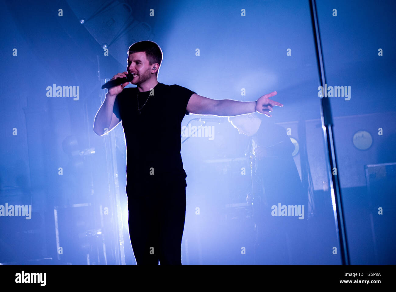 Irish pop rock band Wild Gioventù supporto lo script a Portsmouth Guildhall - 28/03/2019 Foto Stock