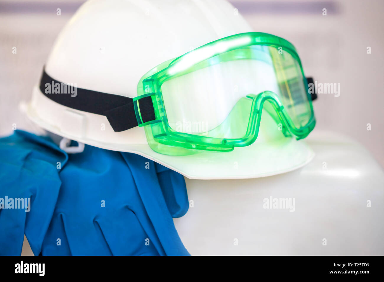 Costruzione standard equipaggiamento di sicurezza Foto Stock