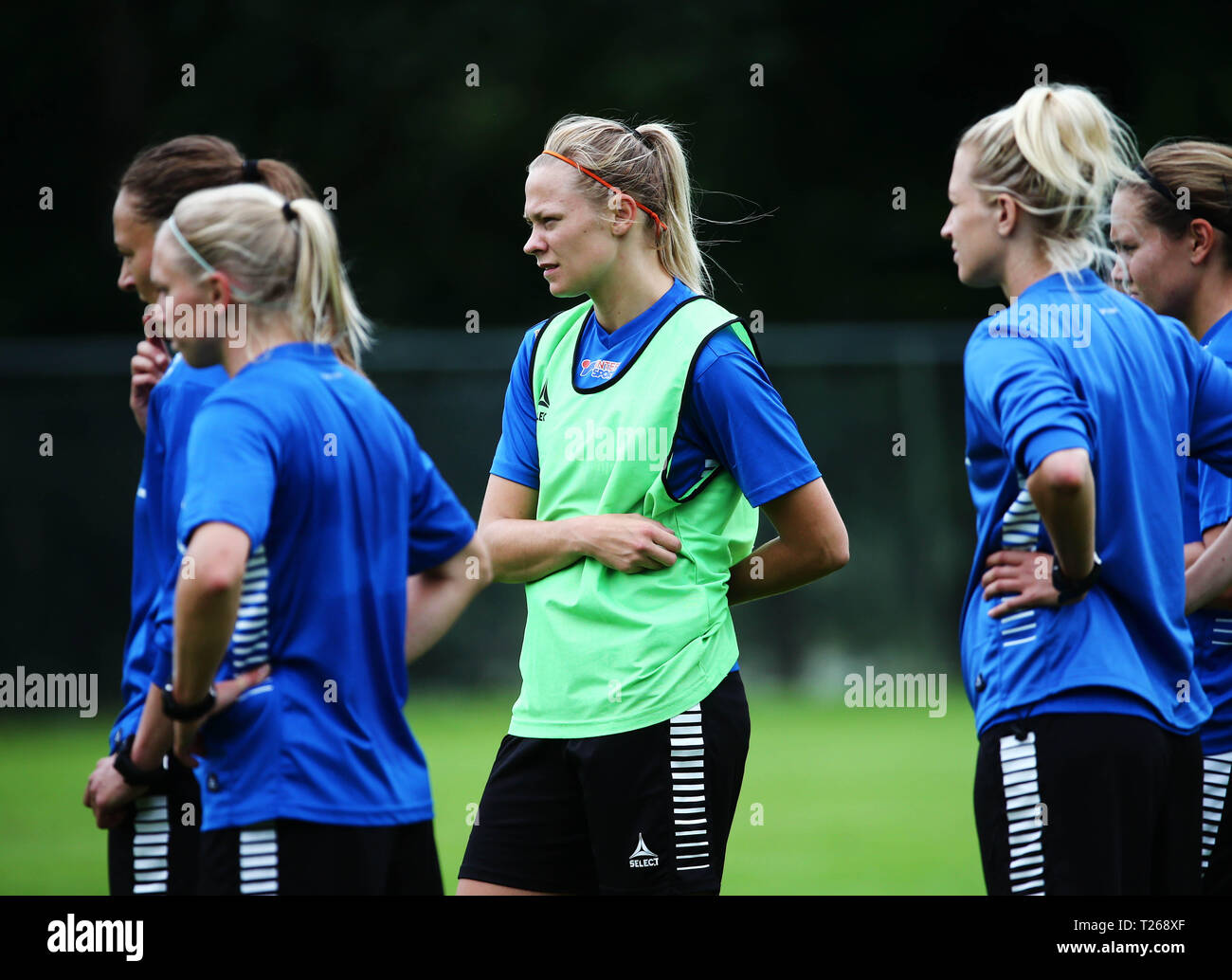 LINKÖPING 20160701 Träning ho Linköpings FC på Stångebro. Fridolina Rolfö ho mitten. Bild Jeppe Gustafsson Foto Stock