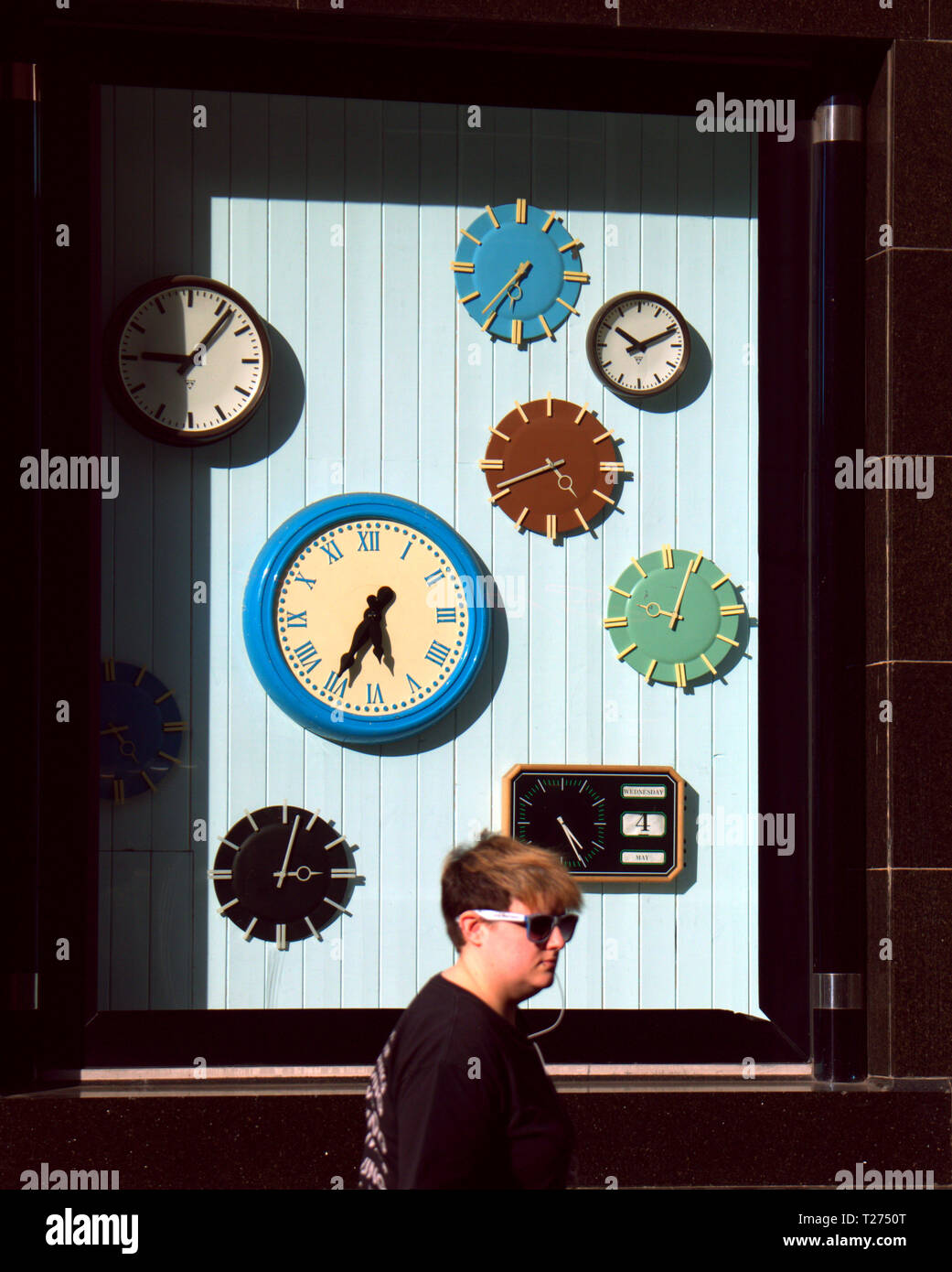 Glasgow, Scotland, Regno Unito 30 marzo, 2019. Orologi vanno avanti e l'iconica orologi in città sono impostati per il cambiamento di domani. Gerard Ferry/Alamy Live News Foto Stock