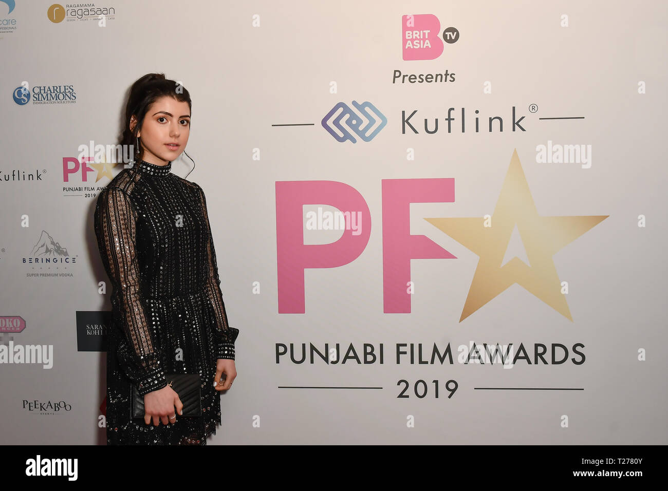 Londra, Regno Unito. Il 30 marzo 2019. Arrivers al BritAsiaTV presenta Kuflink Punjabi Film Awards 2019 presso Grosvenor House, Park Lane, Londra, Regno Unito. 30 marzo 2019 Credit: capitale dell'immagine/Alamy Live News Foto Stock