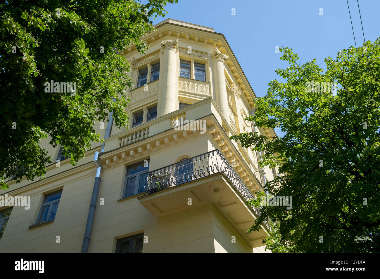 L'appartamento dove Lee Harvey Oswald vissuto quando egli stava tentando di difetto di Minsk, Bielorussia. Foto Stock