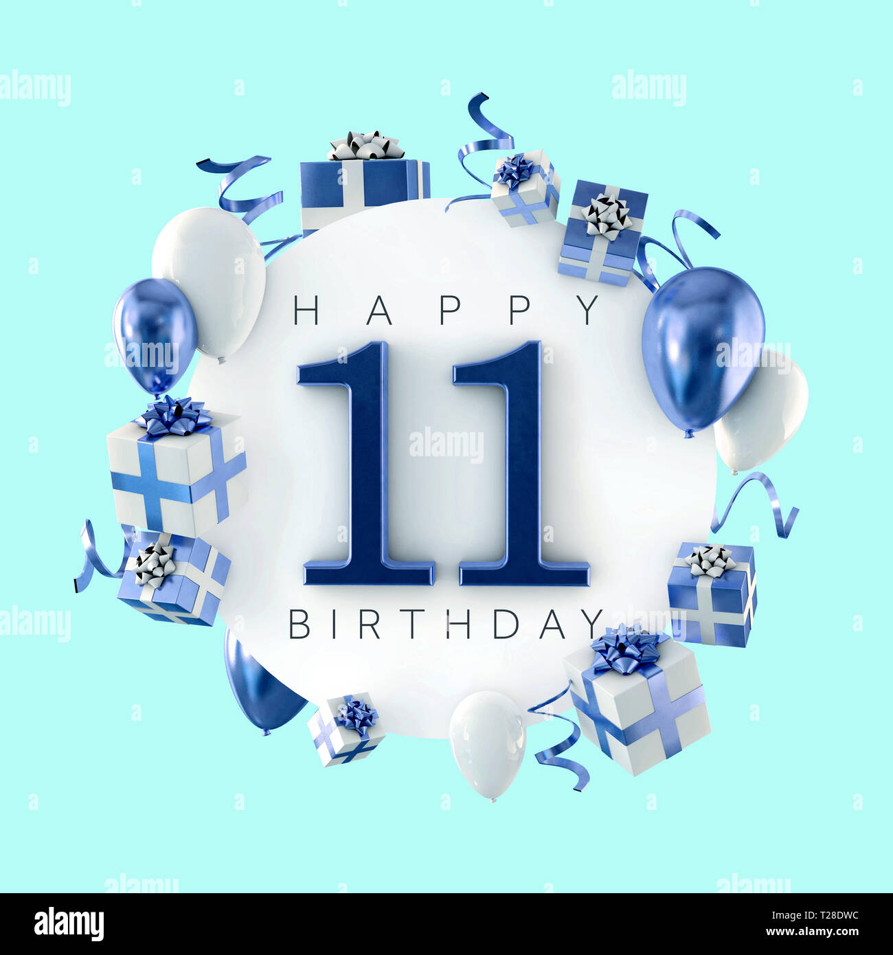 Happy 11 Birthday Boy Happy Birthday 11Th Birthday Immagini E Fotos Stock - Alamy