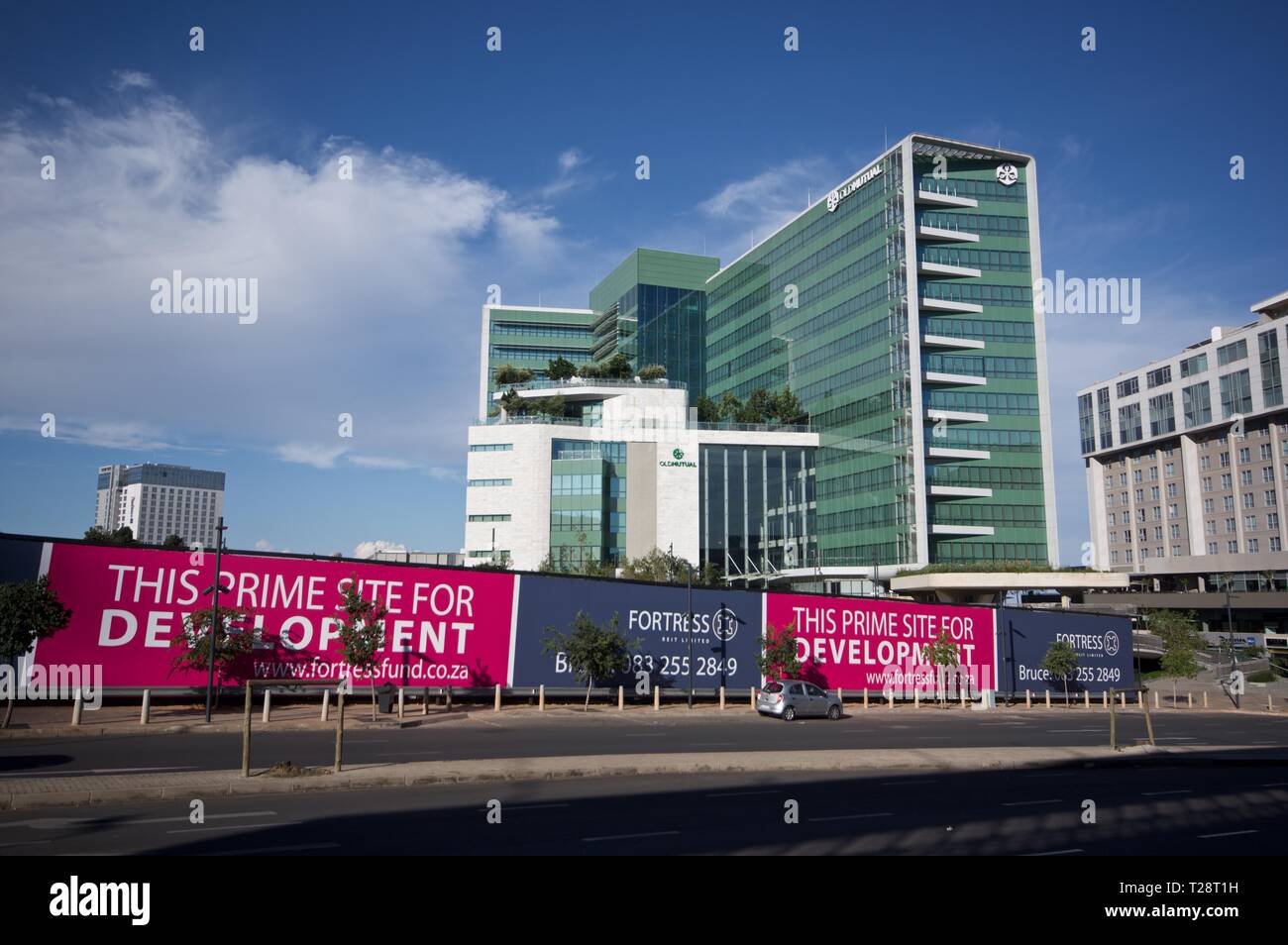 Vecchio edificio reciproco, una reciproca posizione, 107 Rivonia Road, Sandton, Gauteng, Sud Africa Foto Stock