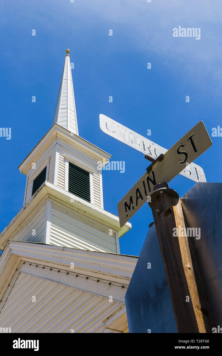 Sutter Creek chiesa Foto Stock