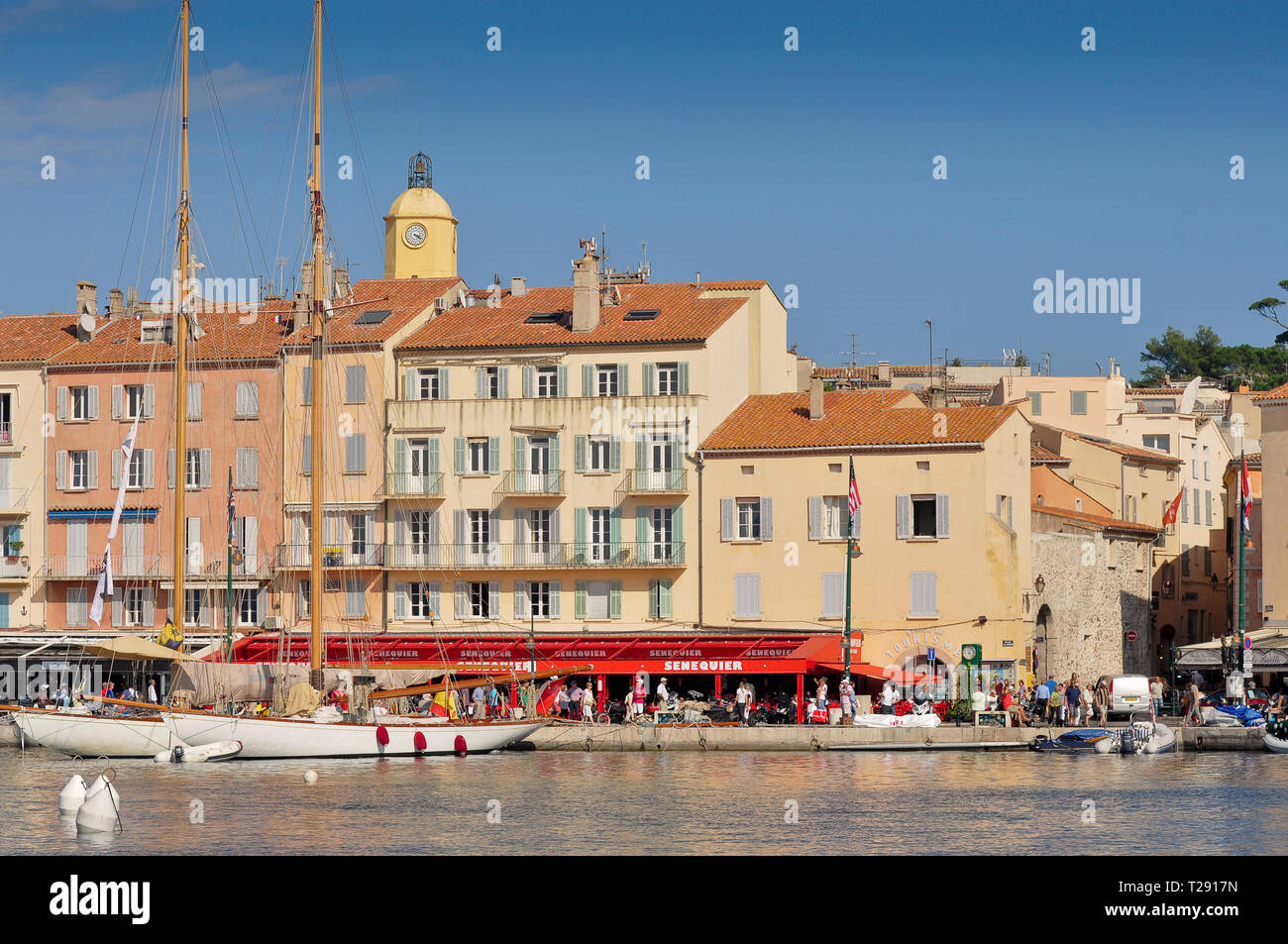 Vista di saint tropez Foto Stock