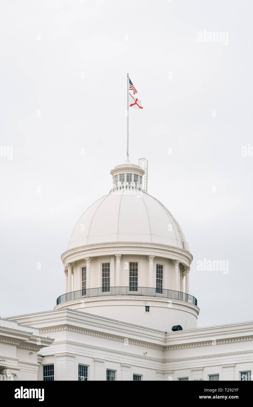L'Alabama State Capitol, a Montgomery in Alabama Foto Stock