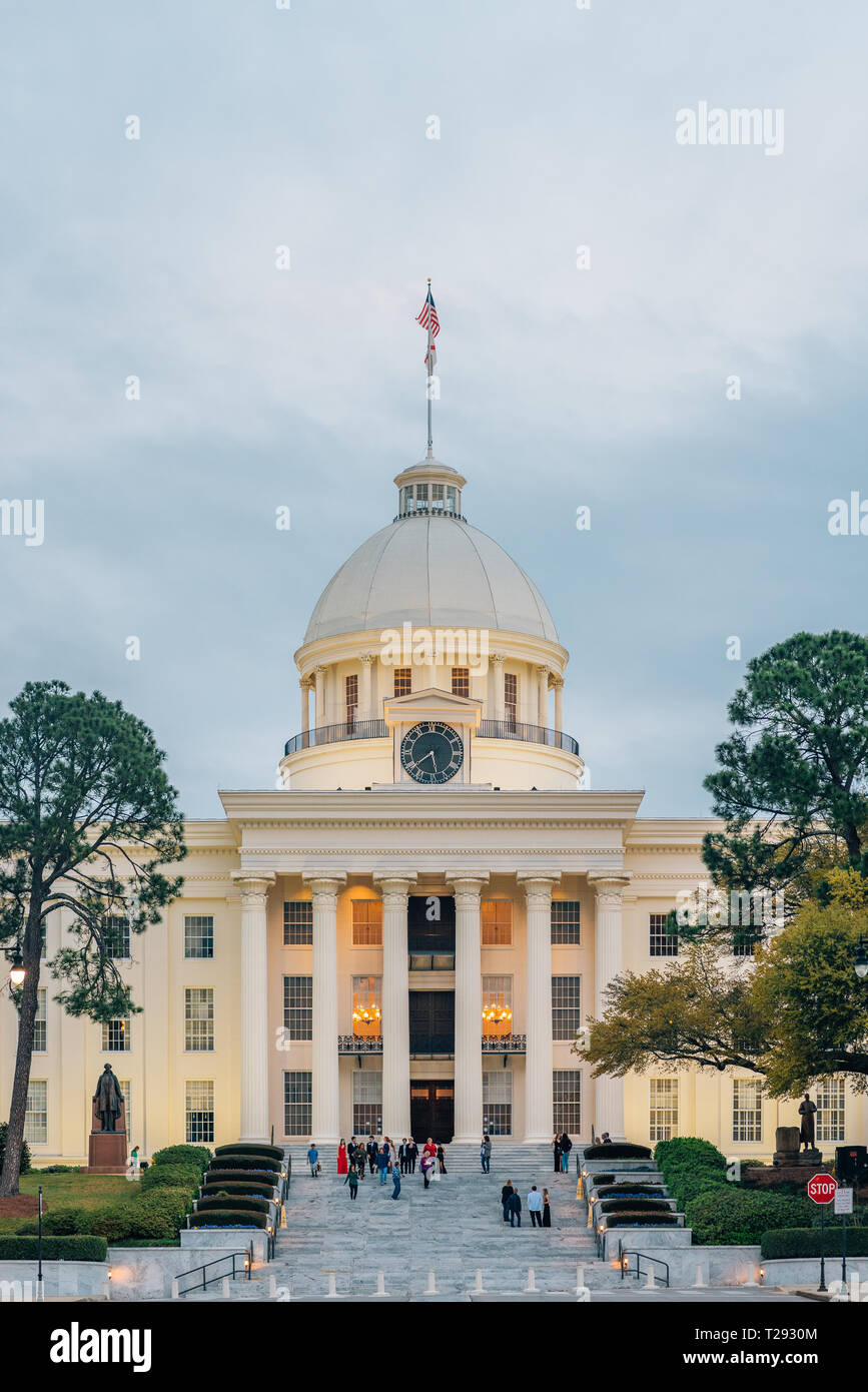 L'Alabama State Capitol, a Montgomery in Alabama Foto Stock