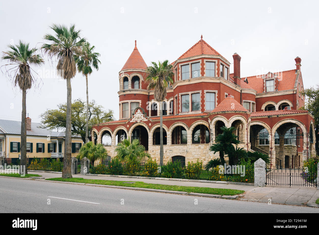 La Moody Mansion, in Galveston, Texas Foto Stock