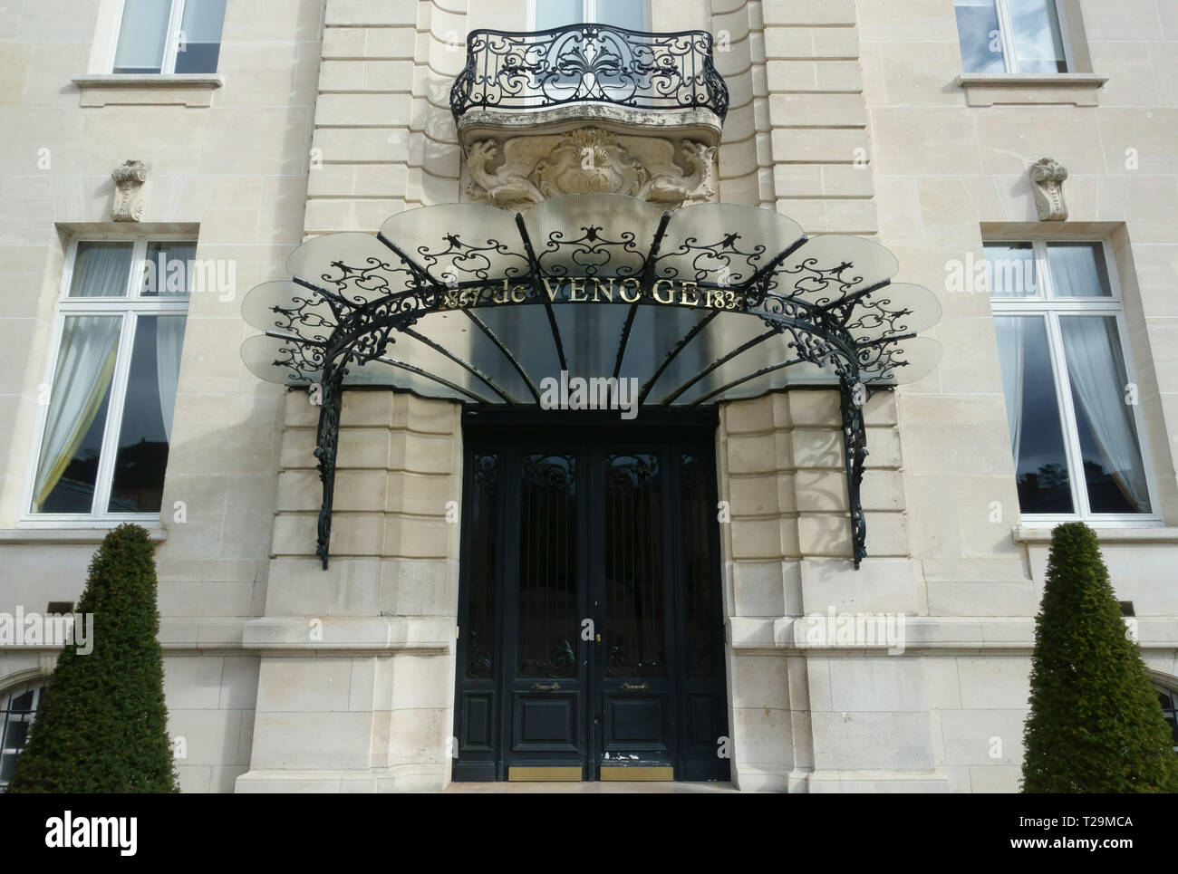 Casa di Champagne de Venoge in Epernay Francia Foto Stock