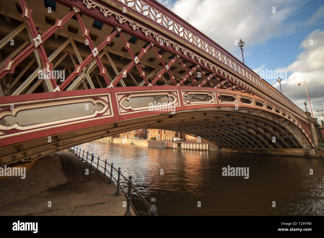 Crown Point bridge in Leeds, West Yorkshire, Regno Unito Foto Stock