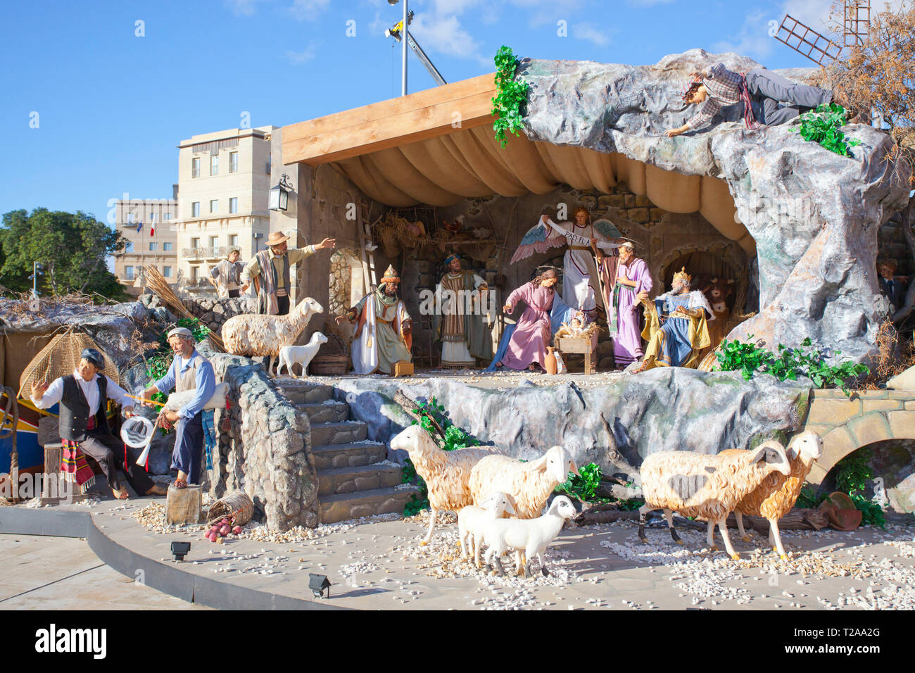 Presepe a grandezza naturale immagini e fotografie stock ad alta