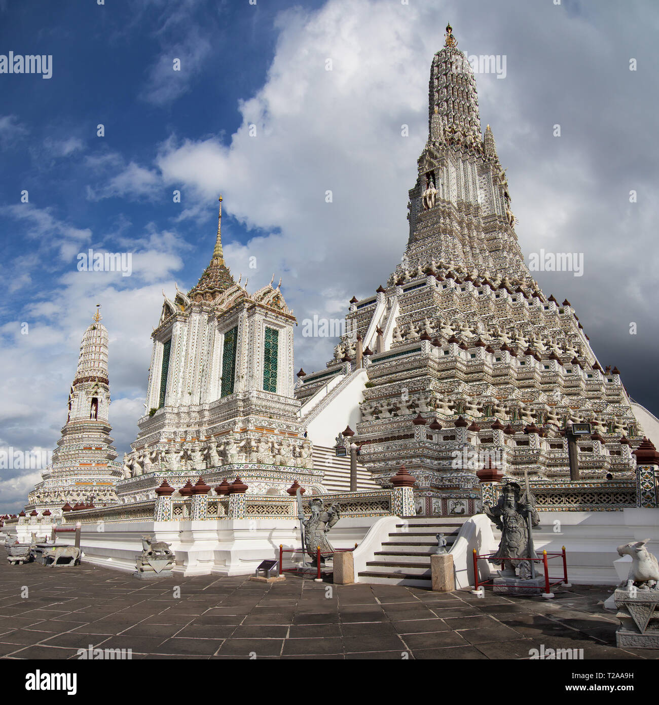 Wat Arun a Bangkok, in Thailandia. Foto Stock