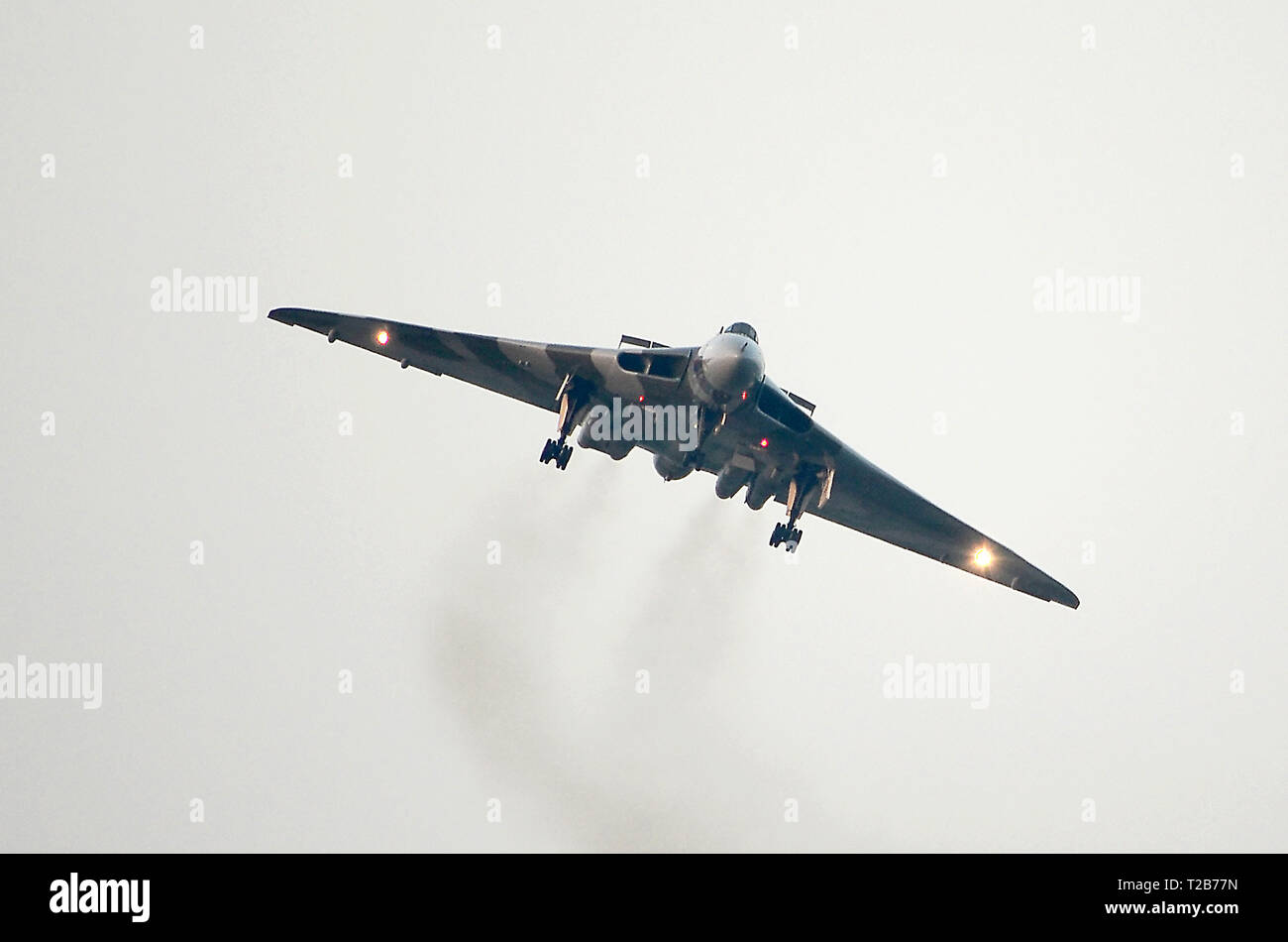 Avro Vulcan xh558 Foto Stock