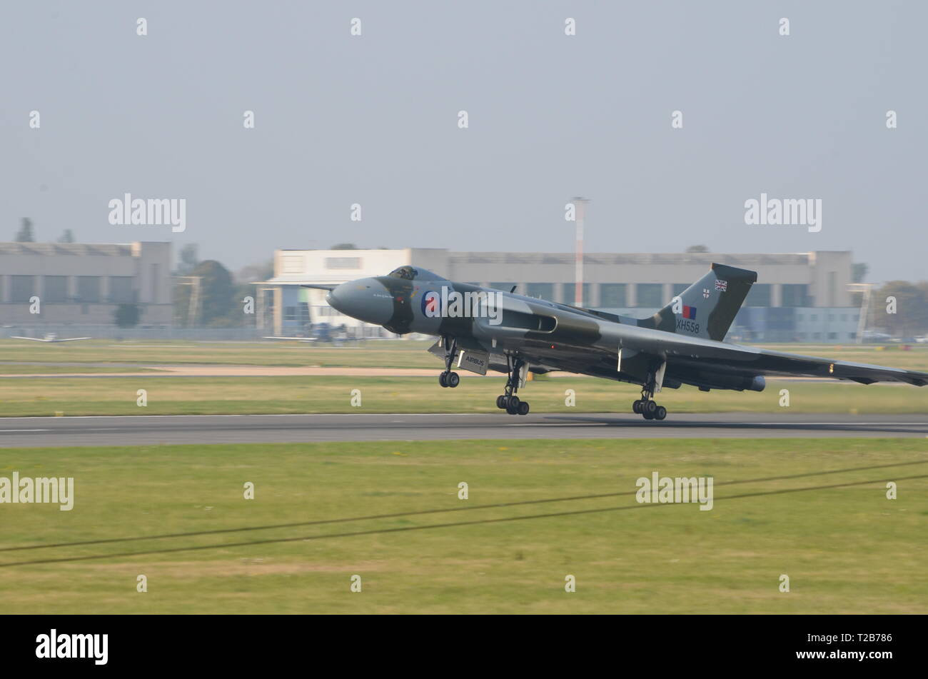 Avro Vulcan xh558 Foto Stock