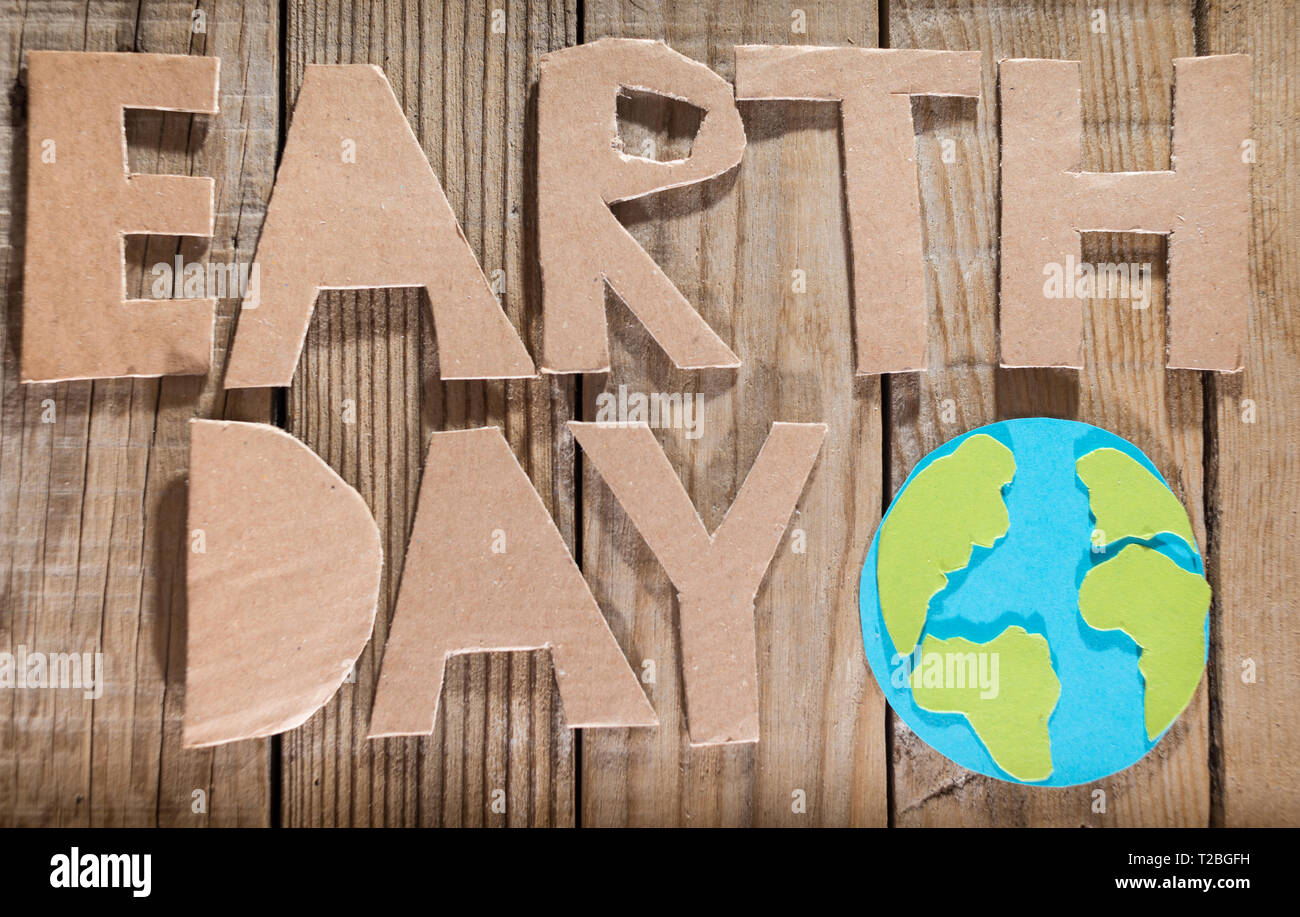 La giornata della terra concept Foto Stock
