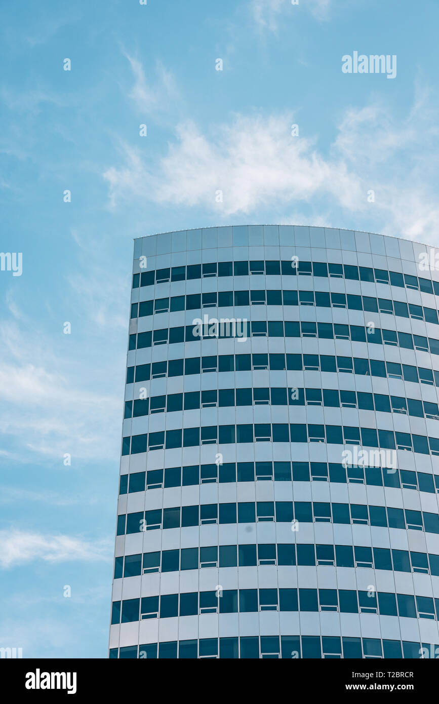 Architettura moderna a Rosslyn, Arlington, Virginia Foto Stock